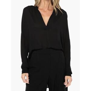 NEW JUST BEE QUEEN rue blouse in black